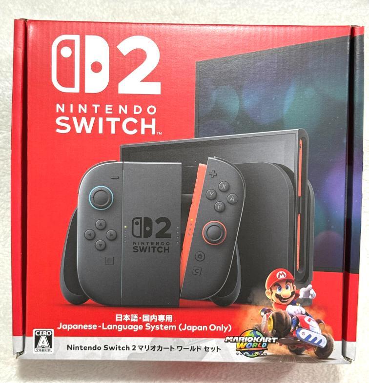 Nintendo Switch2本体 マリオカートワールドセット未開封 国内
