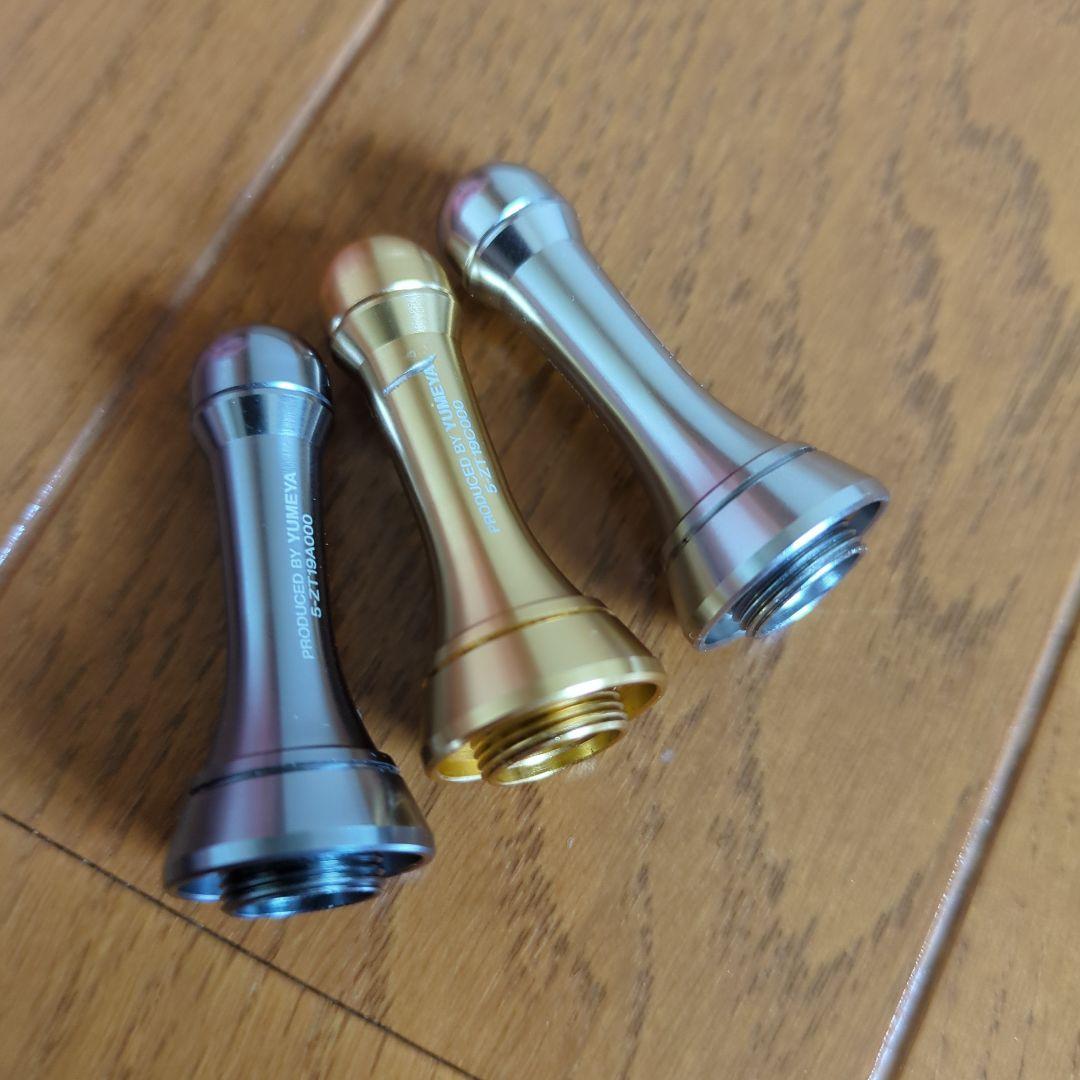 【純正】シマノ 夢屋カスタム ゴールド ハンドルノブ　リールスタンド Amazon.co.jp: シマノ(SHIMANO) カスタムパーツ 25夢屋 ダブル