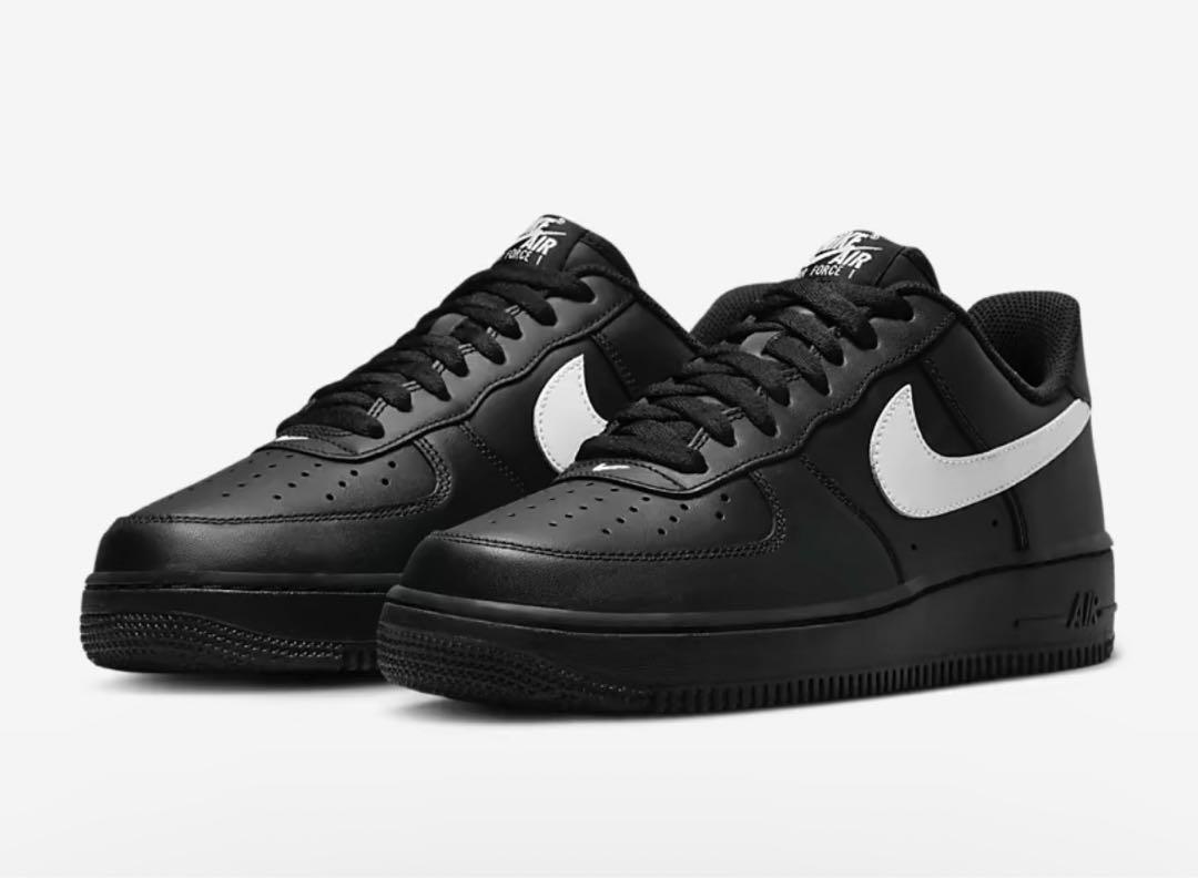 人気アイテムランキング Nike Air ブラック/ホワイト 1 Force 靴