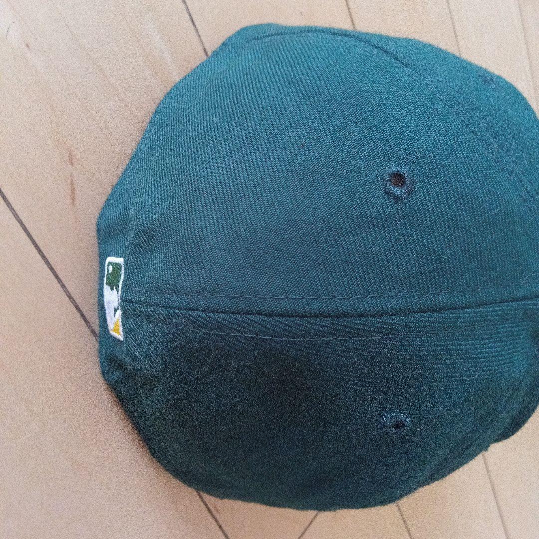 アメリカ製 new era 100%wool 59CM アスレチックス