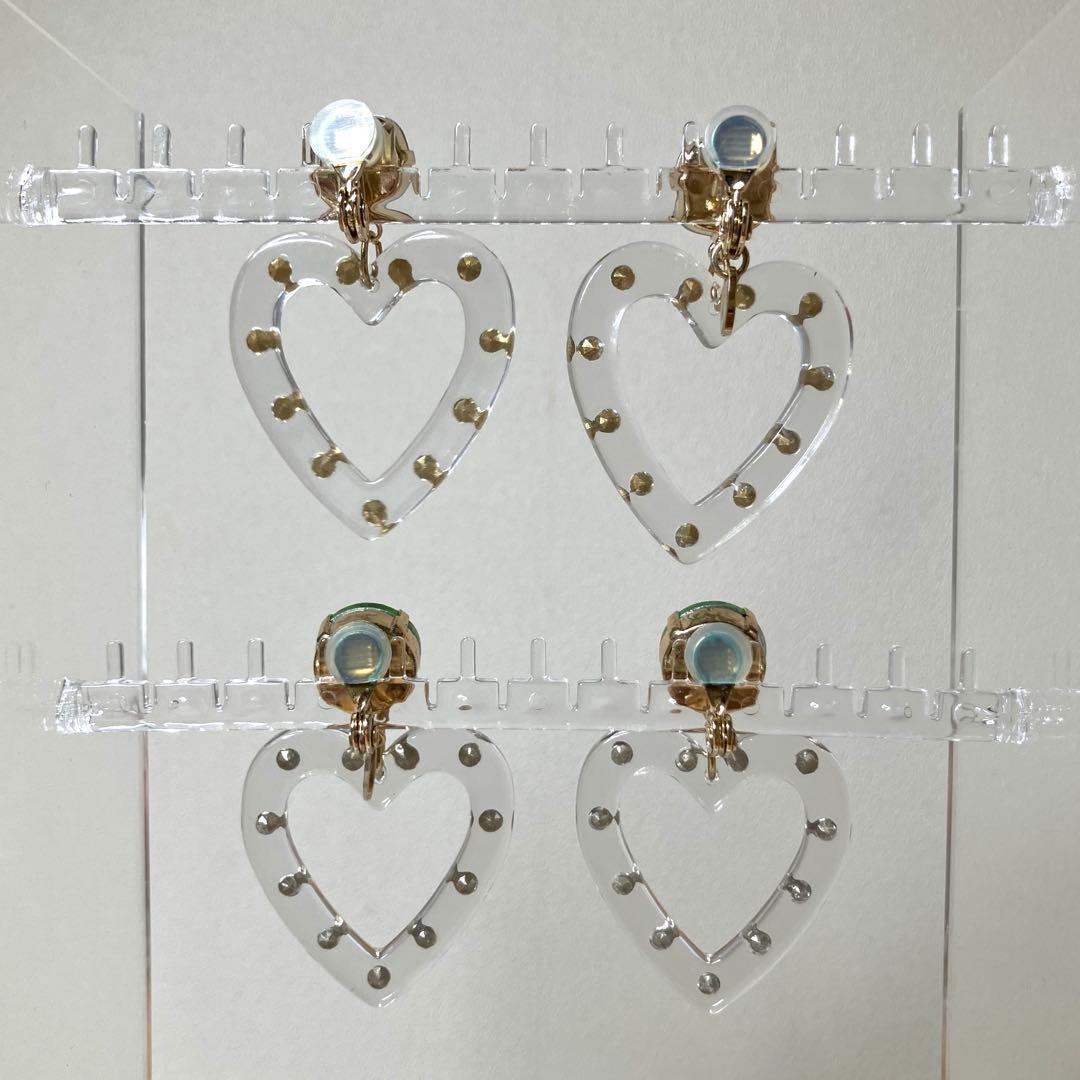 Liquem イヤリング ハート バラ売り可