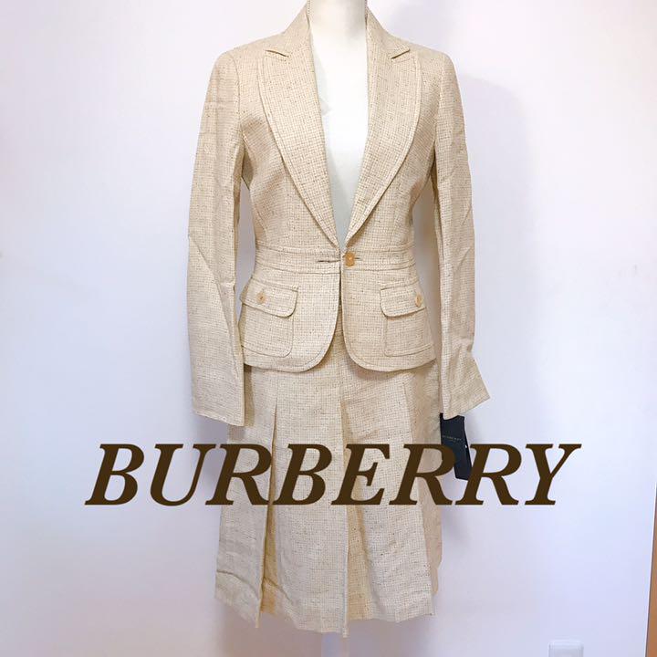 【XL/金ボタン】Burberry’s ペイズリーセットアップ ボウタイデザイン