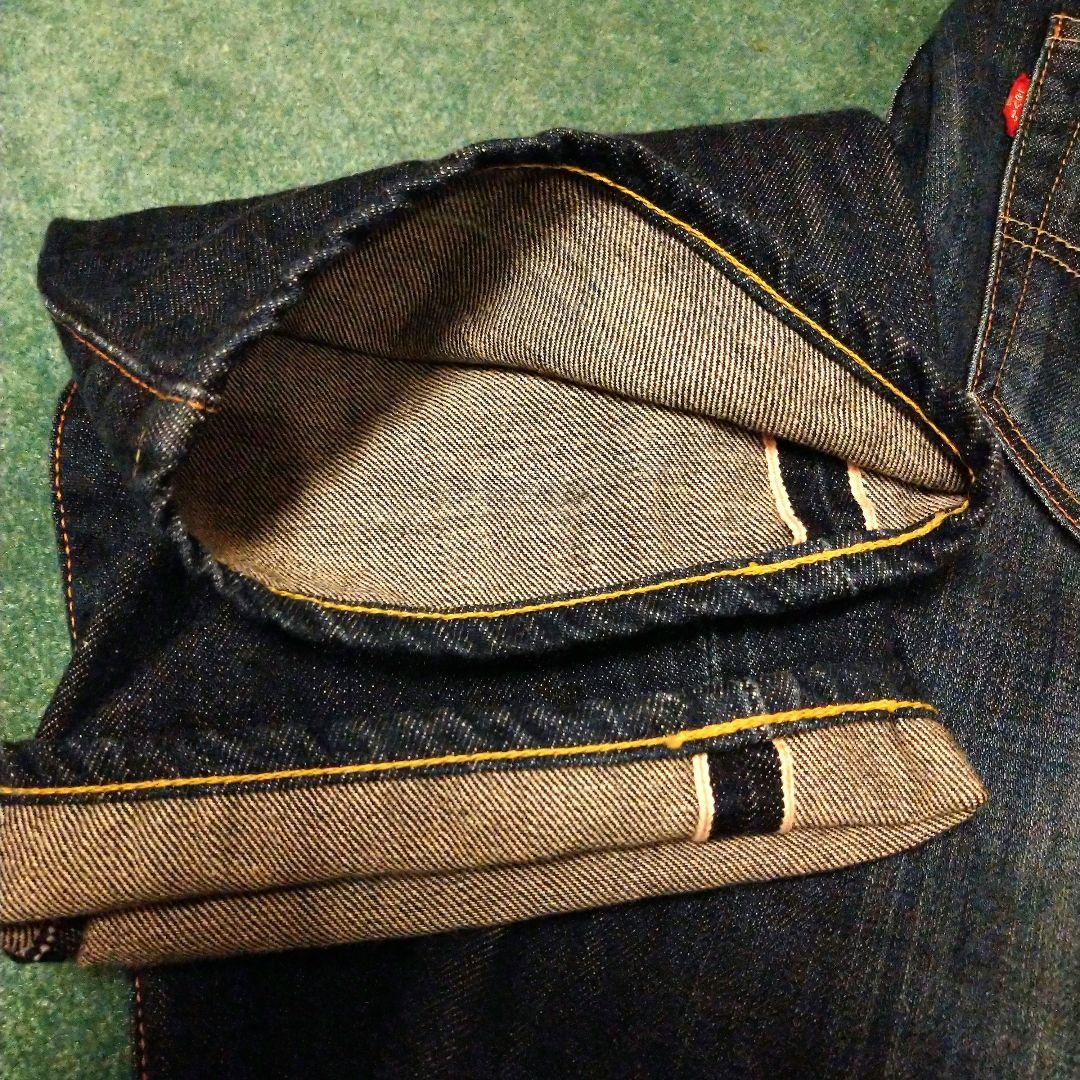 人気新品 ビンテージ仕様 505 LEVI´S 日本製 美品！ W79 チェーン仕上 赤耳 パンツ