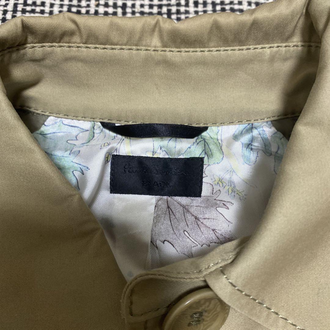 美品】ポールスミスブラック レディース トレンチコート Sサイズ