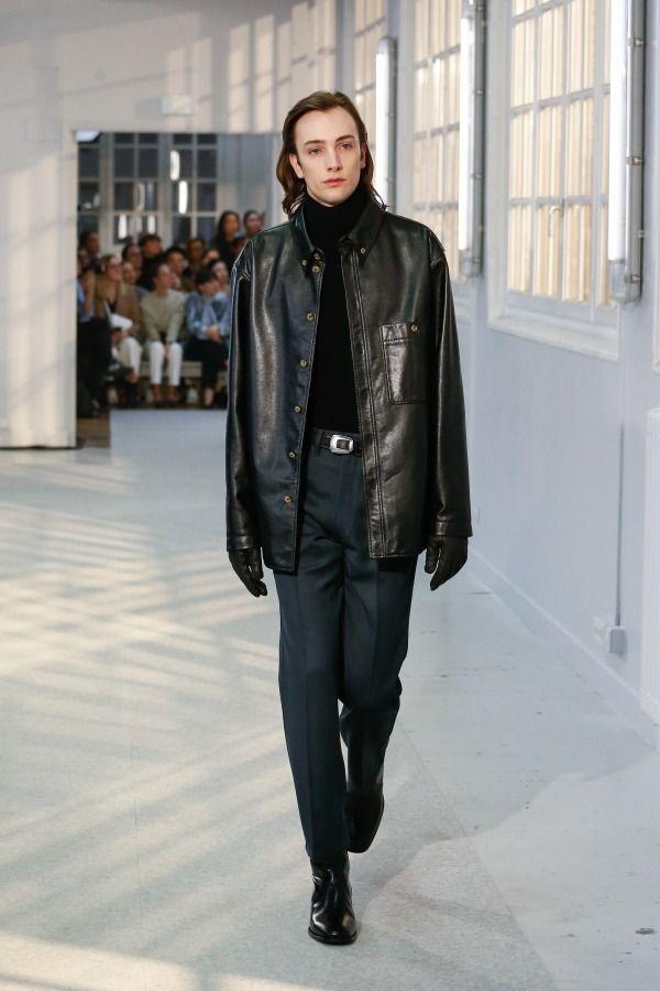 LEMAIRE フレアパンツ　44　ネイビー　19aw　タグ付き