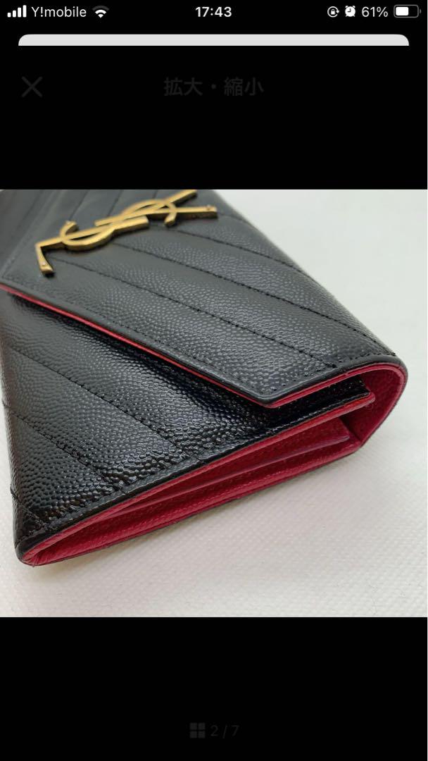 YSL ブラック 長財布