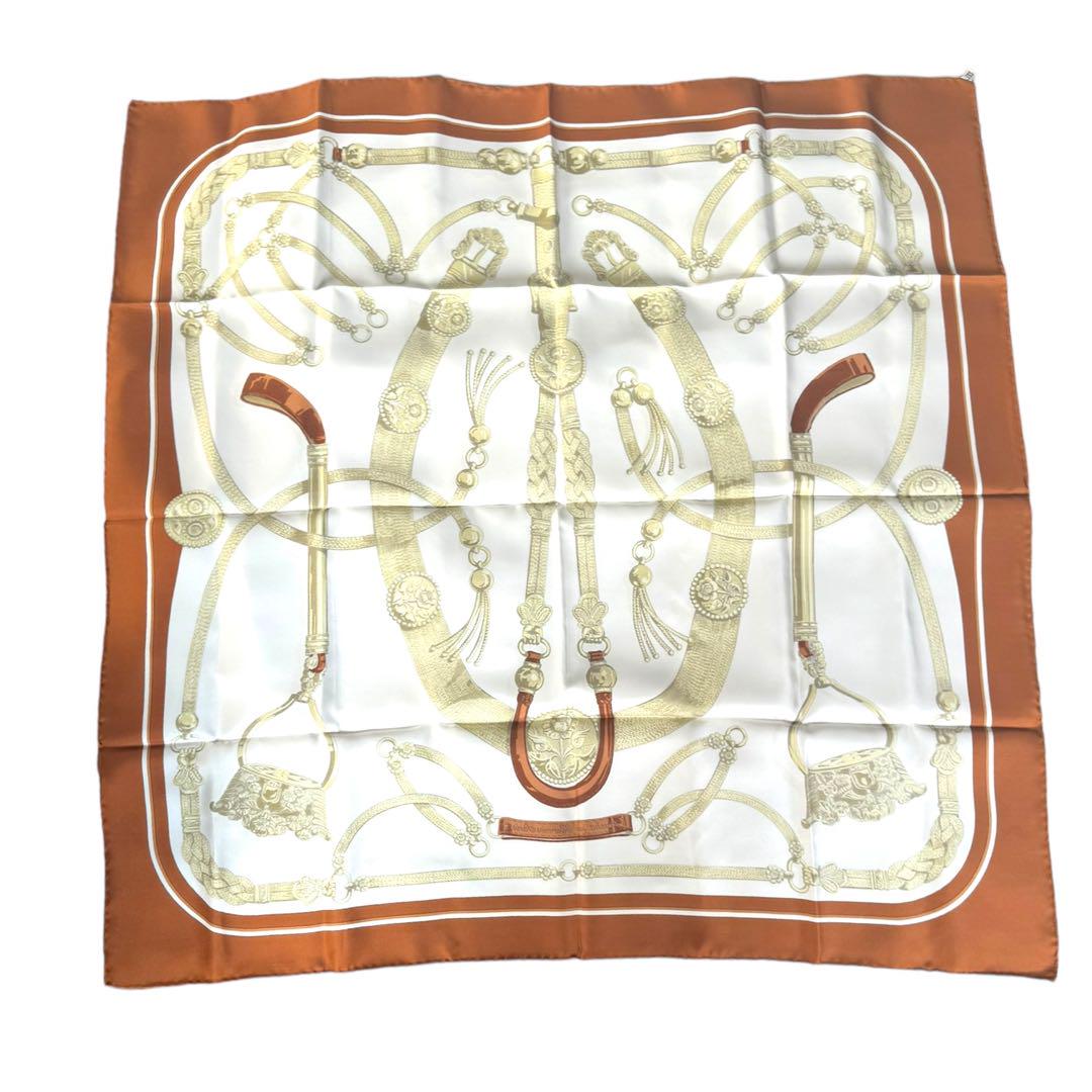 【限定セール！】 90 カレ 美品】HERMES GAUCHO レディース 装飾馬具 PAR 小物