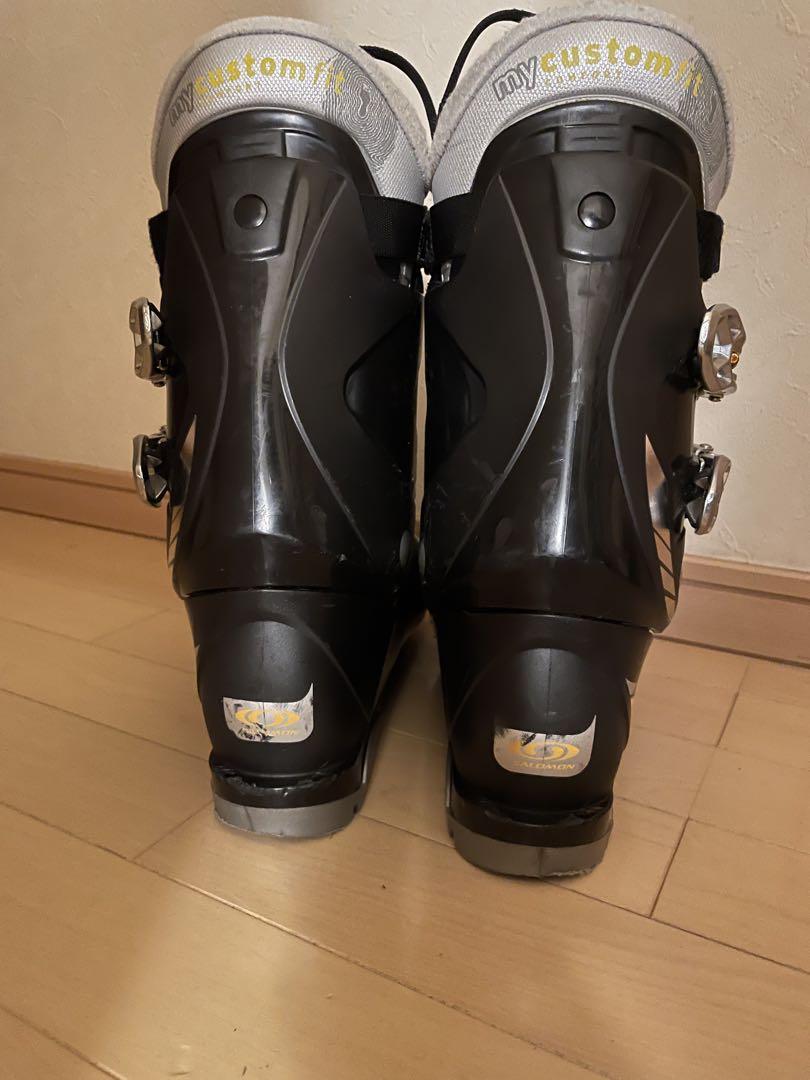 サロモン　スキーブーツ　SALOMON ￼黒　27cm-27.5cm