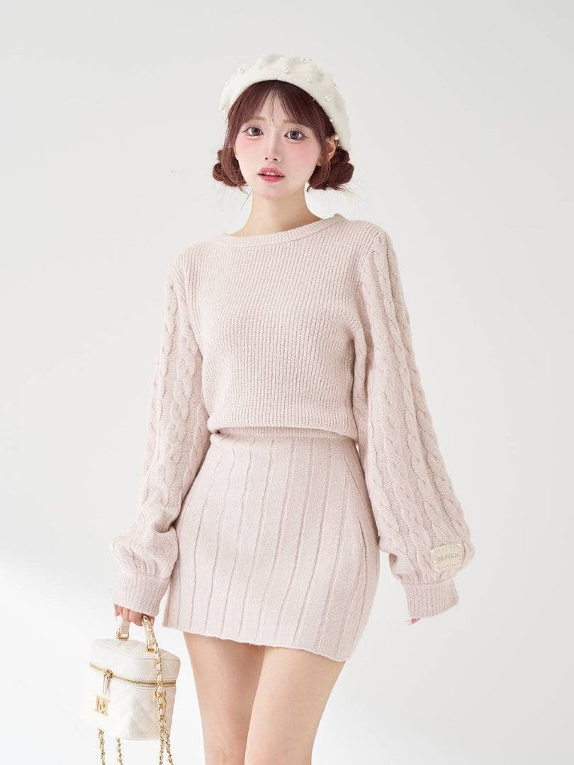 ダーリッチ ハートオープンニットミニワンピース 新品タグ付き PNK ダーリッチ ハートオープンニットミニワンピース 新品タグ付き PNK