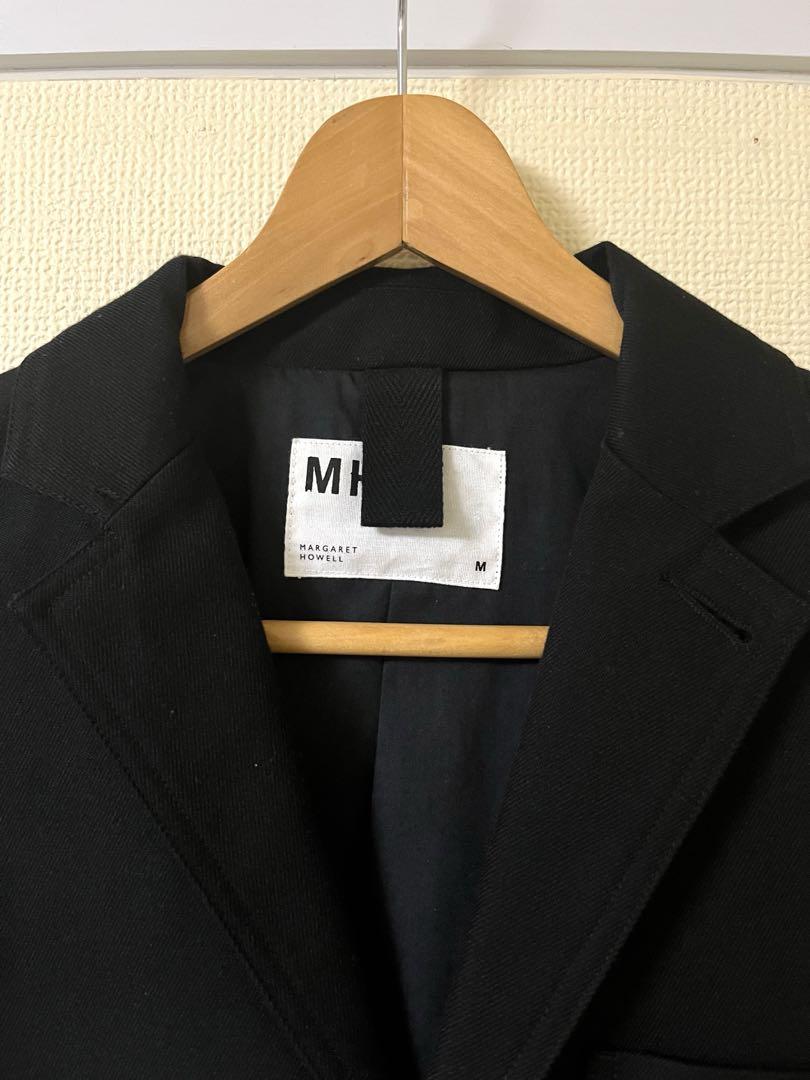美品◎ MHL ジャケット M テーラード margaret メンズ 黒