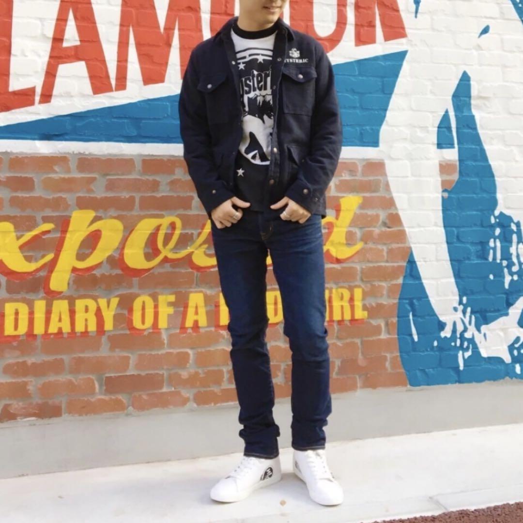 良品★ HYSTERIC GLAMOUR デニムパンツ W30 ジーンズ　裾濃色 HYSTERIC GLAMOUR ジーンズ デニム デニムパンツ デニムワイド