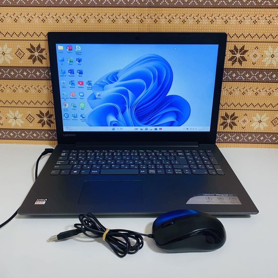 Y594 LENOVOノートパソコン WEBカメラSSD高速 Windows11