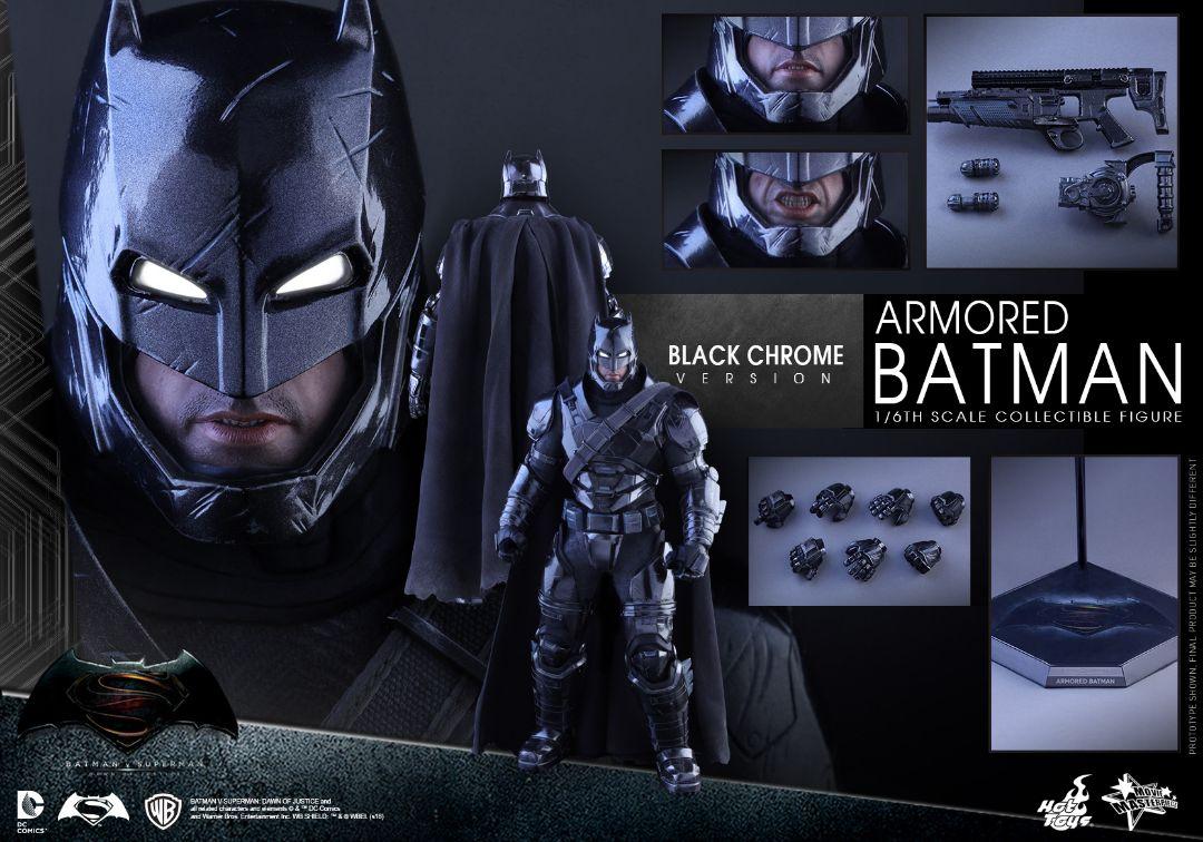 【国内500体限定】アーマード・バットマン　ブラック・クロム版　ホットトイズ 未開封 ホットトイズ アーマードバットマン ブラッククロム版