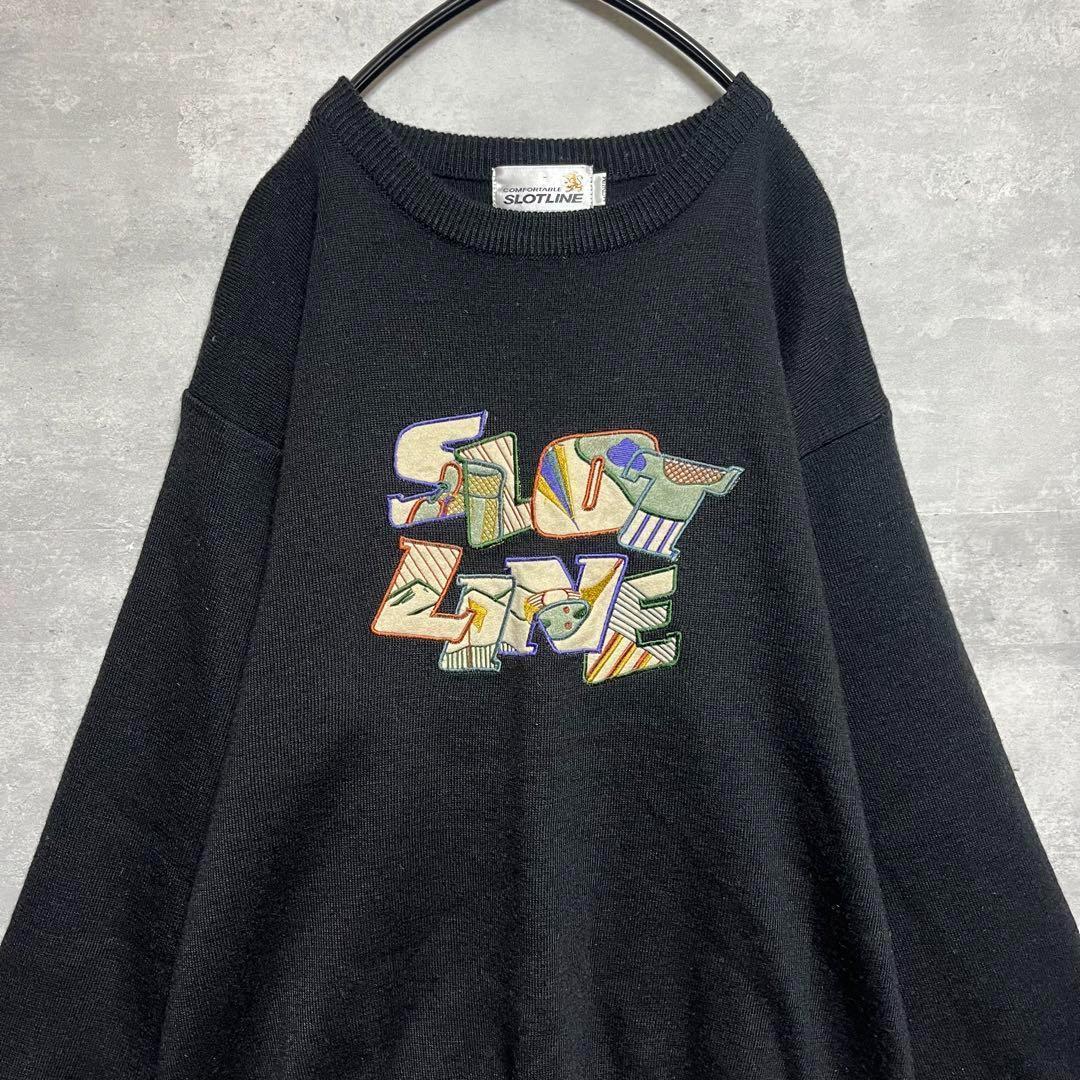 No.906 VINTAGE ヴィンテージ 古着 デザインニットフロントデザイン