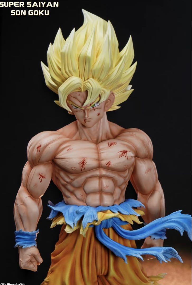 お待たせ! ドラゴンボール 孫悟空 初超サイヤ人登場1/4 ガレージキット コミック・アニメ