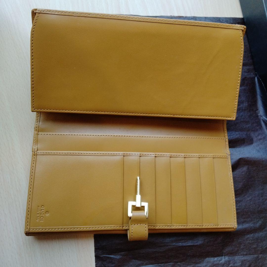 2*a様 GUCCI GGパターン 長財布 ベージュ