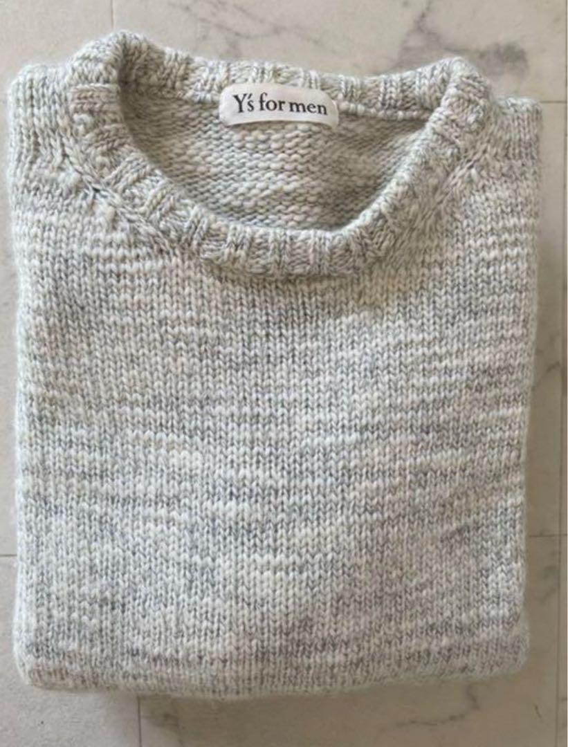【美品・送料無料】Ys for men クルーネックセーター L〜XL