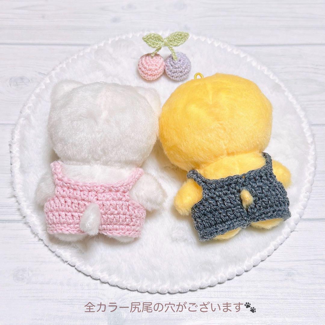 欲しいの 10cm スキズ デニム1点】skzoo ぬい服 ポガリ サロペット 着せ替え服・アウトフィット