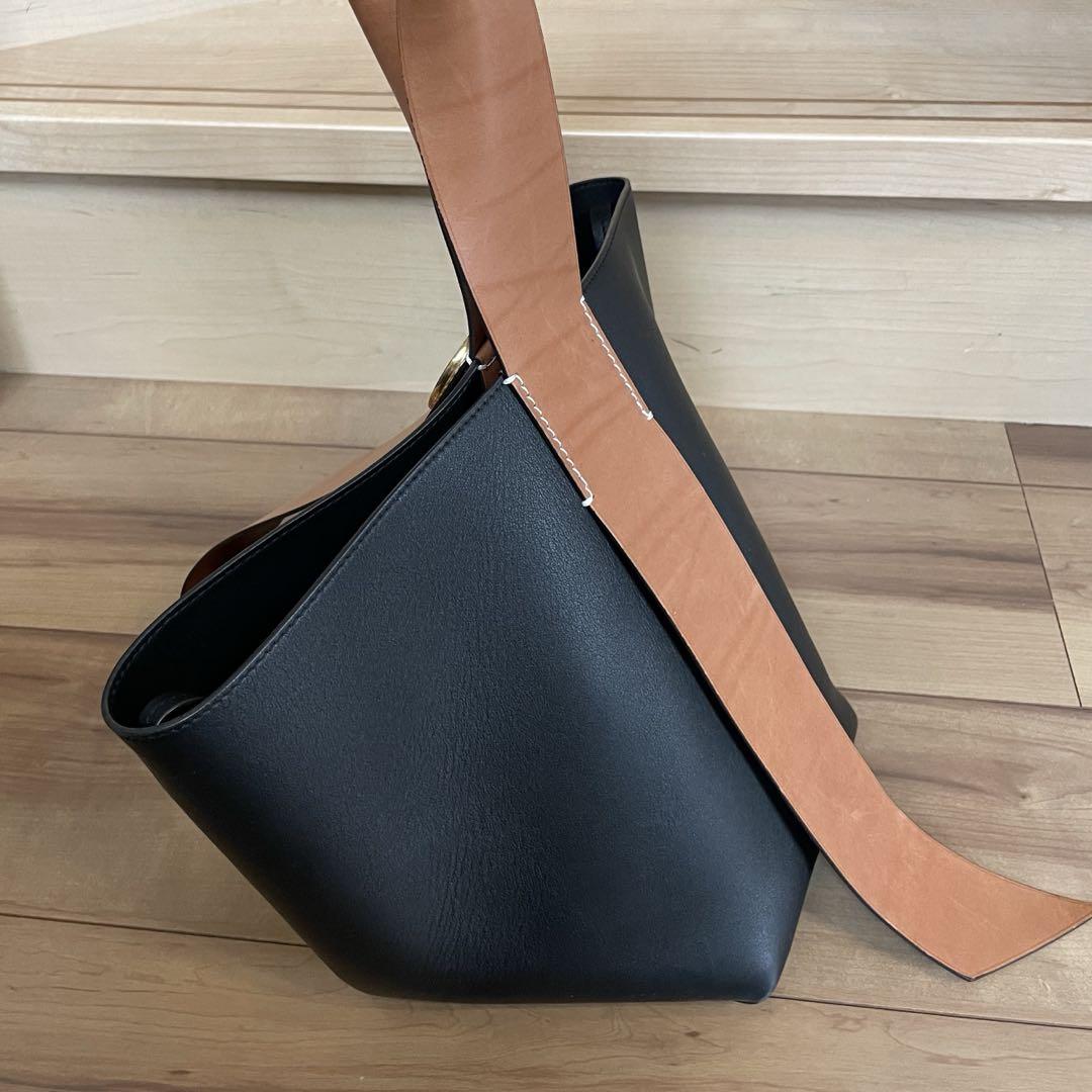 バッグ JIL SANDER TWISTED HOBO SHOULDER BAG