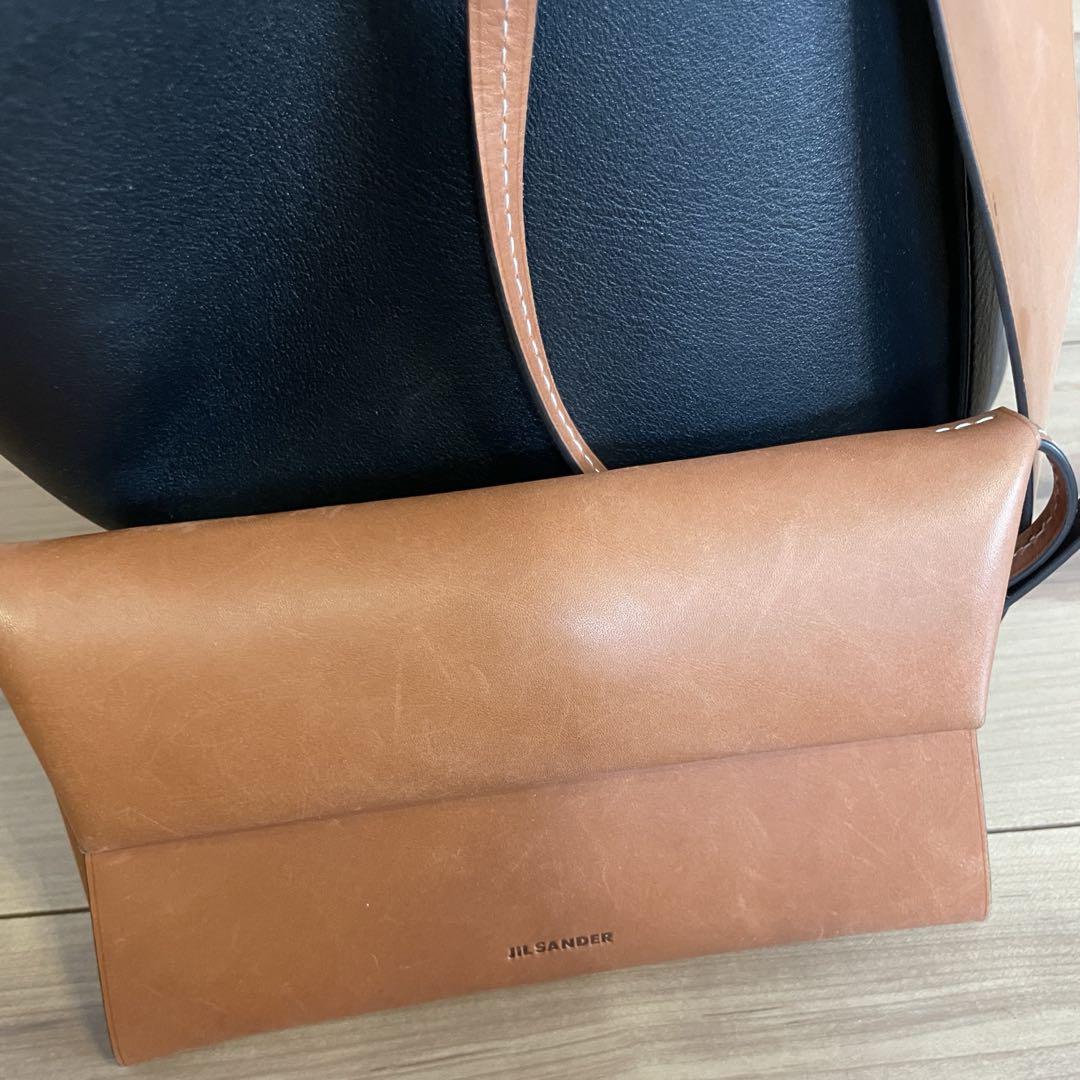 バッグ JIL SANDER TWISTED HOBO SHOULDER BAG