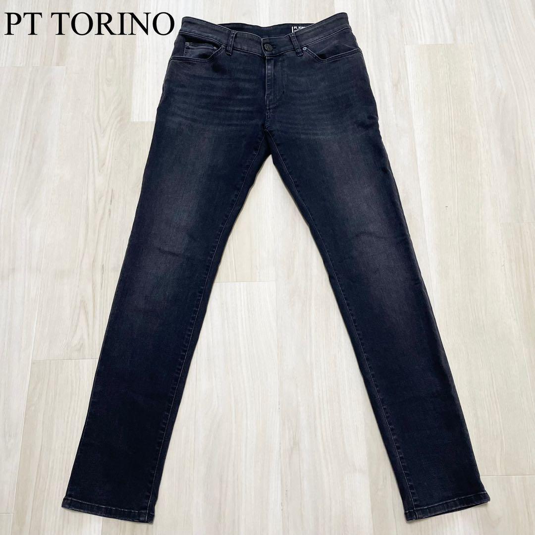 PT TORINO【美品】ジーンズ デニムパンツ 黒M位 PTトリノ メンズ