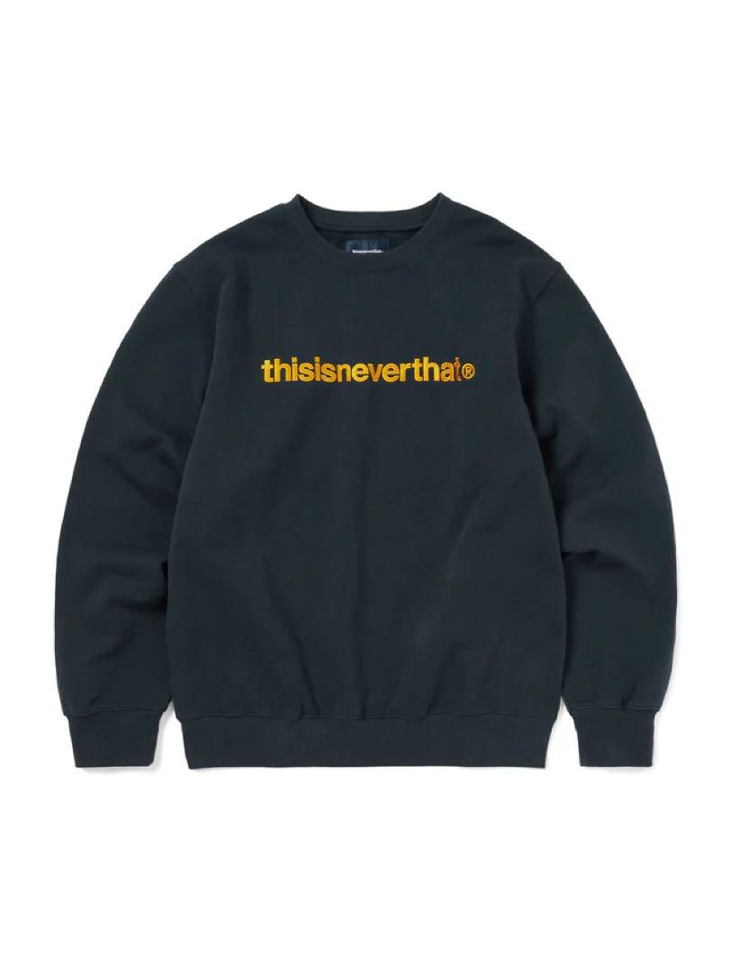 thisisneverthat ネイビー スウェットMサイズ thisisneverthat スウェット Mサイズ ダークグリーン・ネイビー