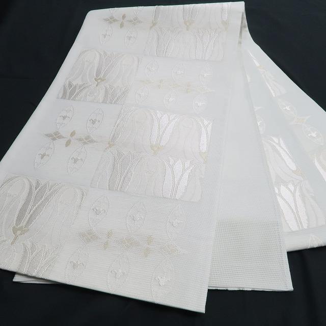 美品 絽 夏着物“視線を射止めて振り返り心尽くして涼をもてなす