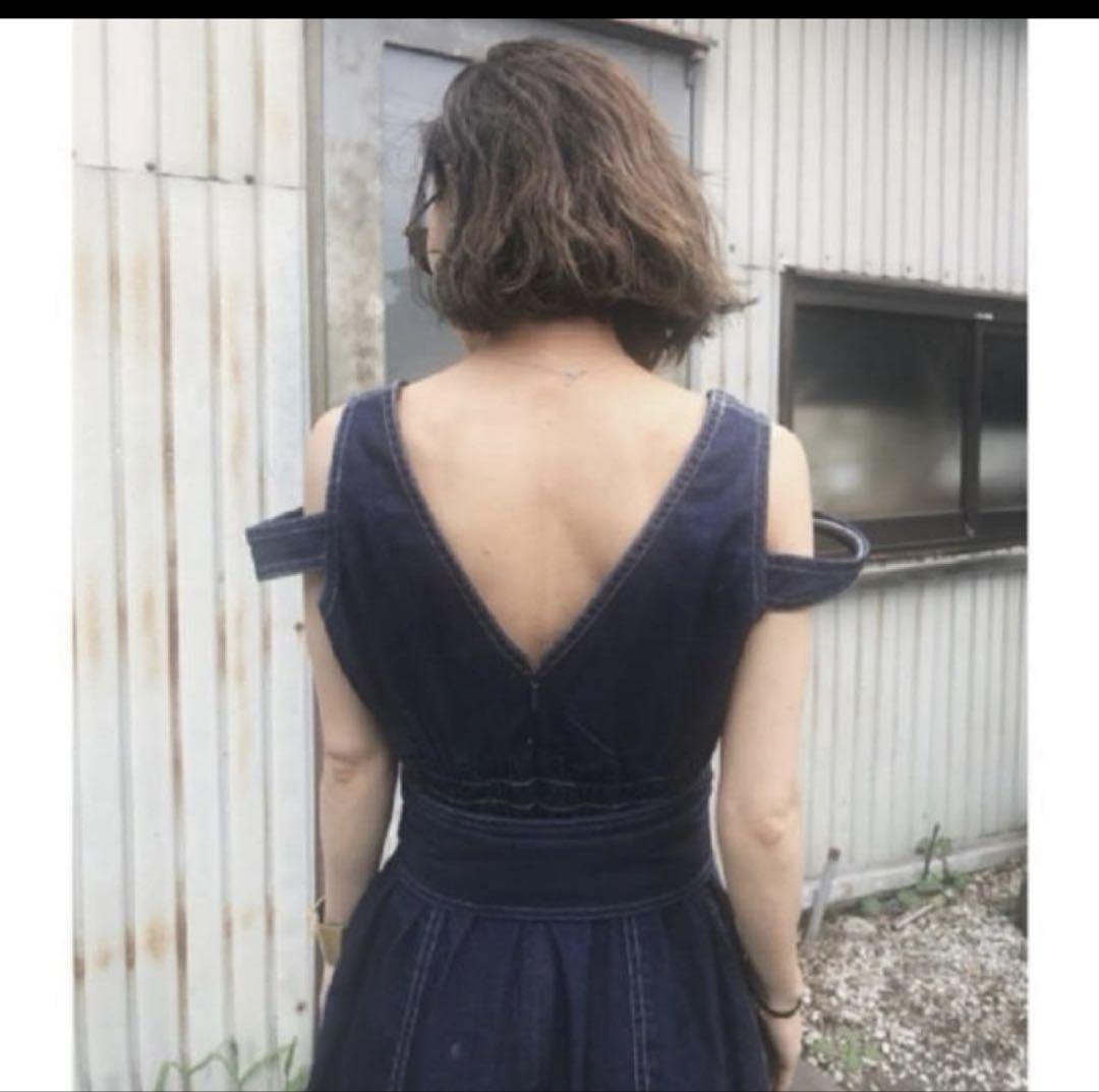 WIDE BELT DOCKING DRESS ワンピース　ameri