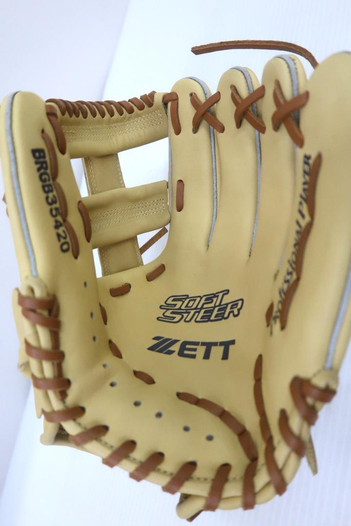 美品 ZETT 軟式グローブ ステアシリーズ オールラウンド用 右投げ用【G】.