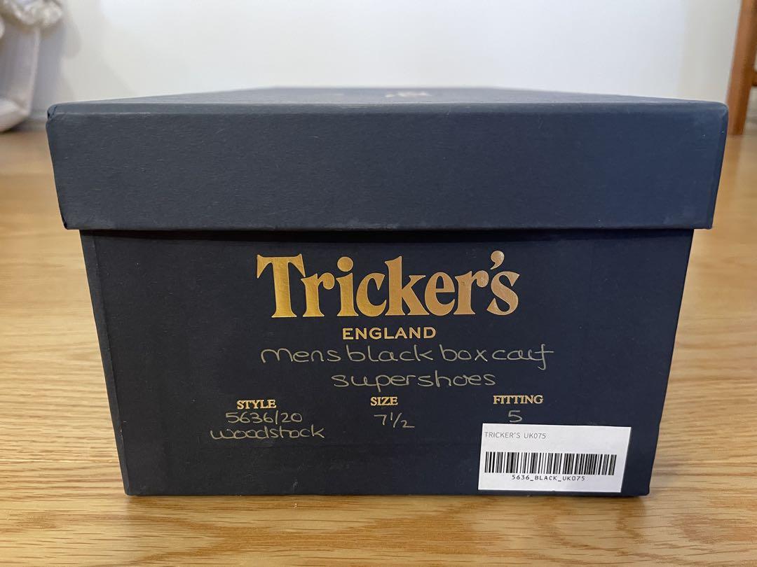 Tricker's WOODSTOCK UK7.5 黒 美品