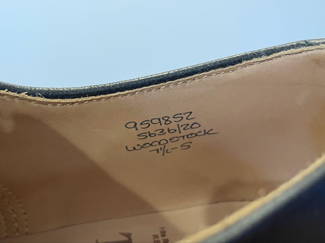 Tricker's WOODSTOCK UK7.5 黒 美品