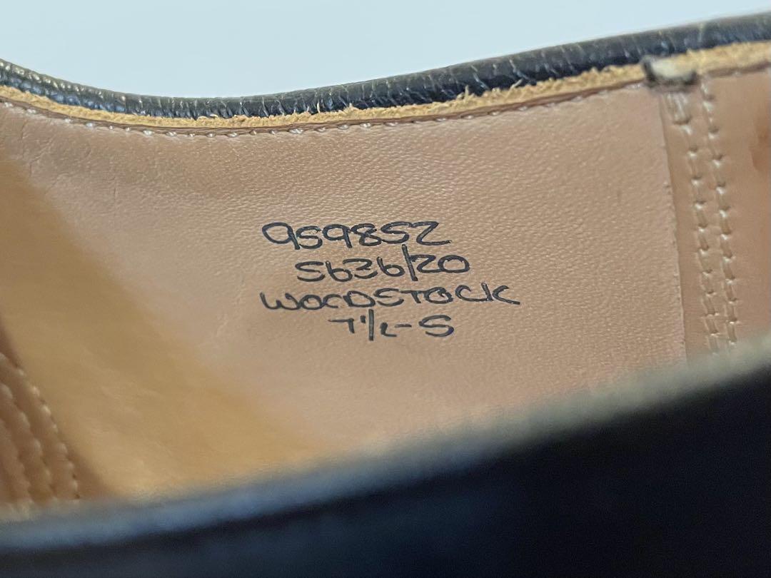 Tricker's WOODSTOCK UK7.5 黒 美品