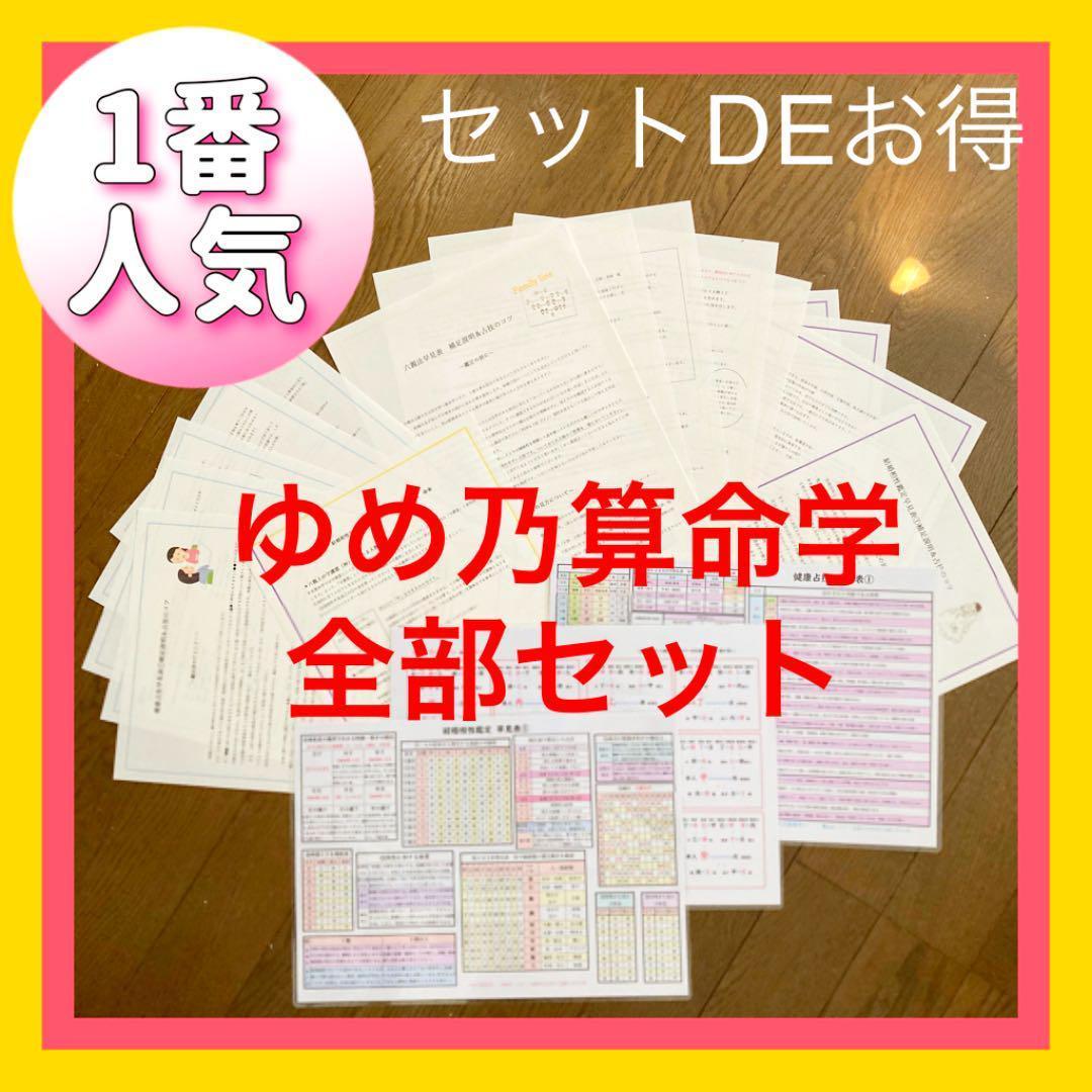 総合鑑定!ゆめ乃算命学全部セット♪