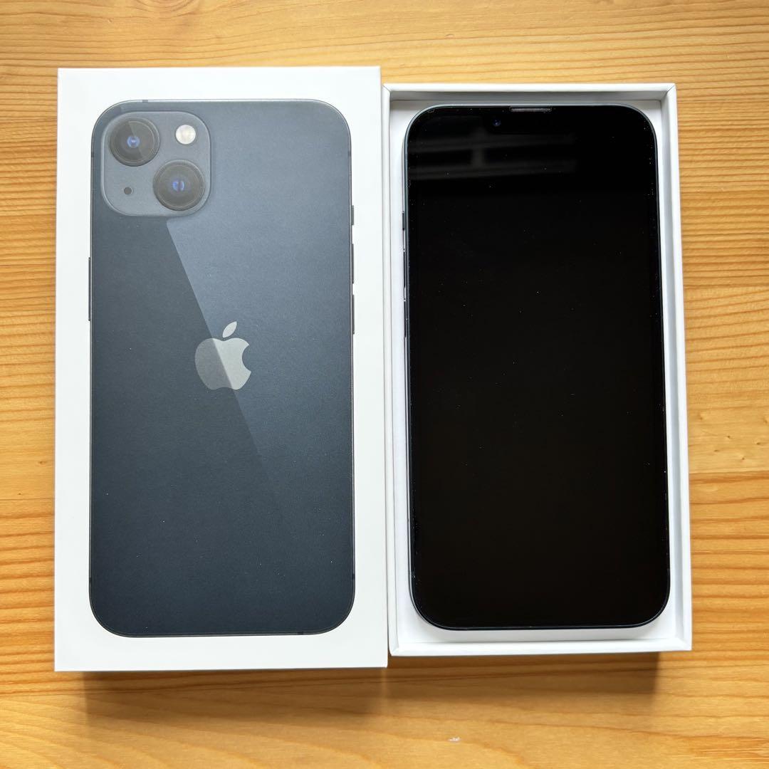 【極美品】iPhone13 本体 128GB ミッドナイト SIMフリー