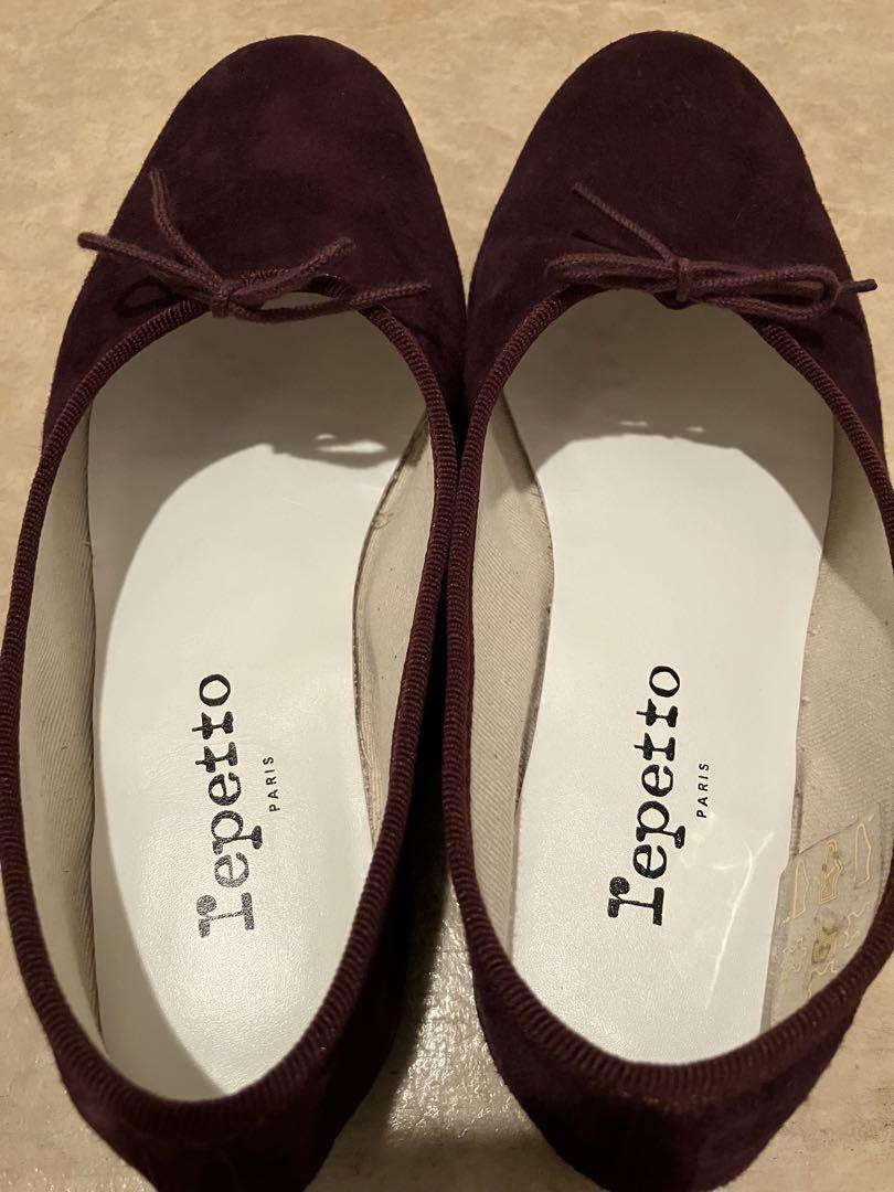 別注＜repetto(レペット)＞MANONマノン スウェードバレーシューズ