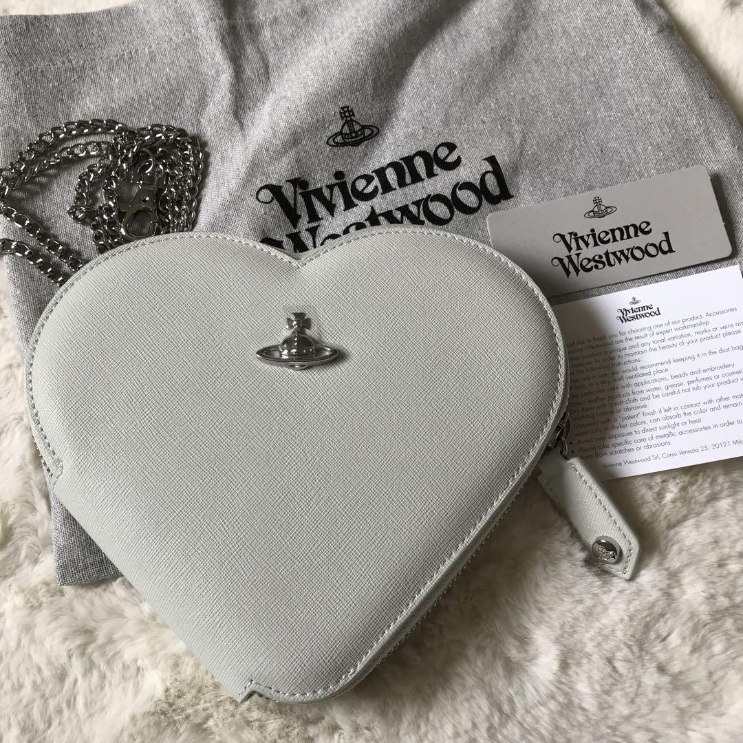 Vivienne Westwood ブラック ハート型 ショルダーバッグ