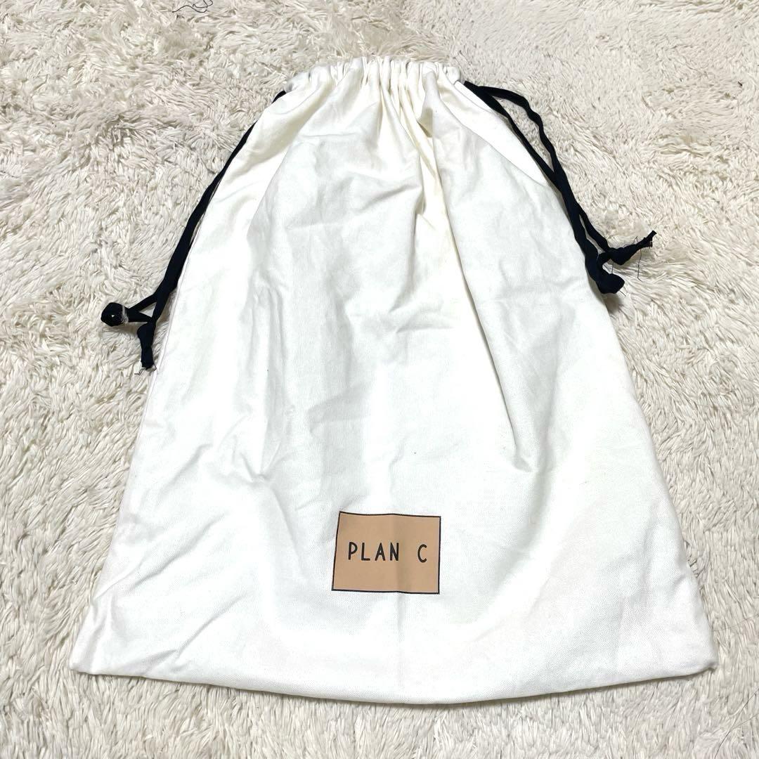 PLAN C プランシー アートプリント バニティ ポーチ ブラック 黒