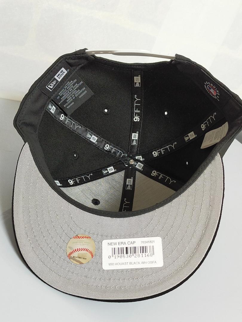 ヒューストン・アストロズ　9FIFTY　ウールスナップバック　ブラック＆ホワイト