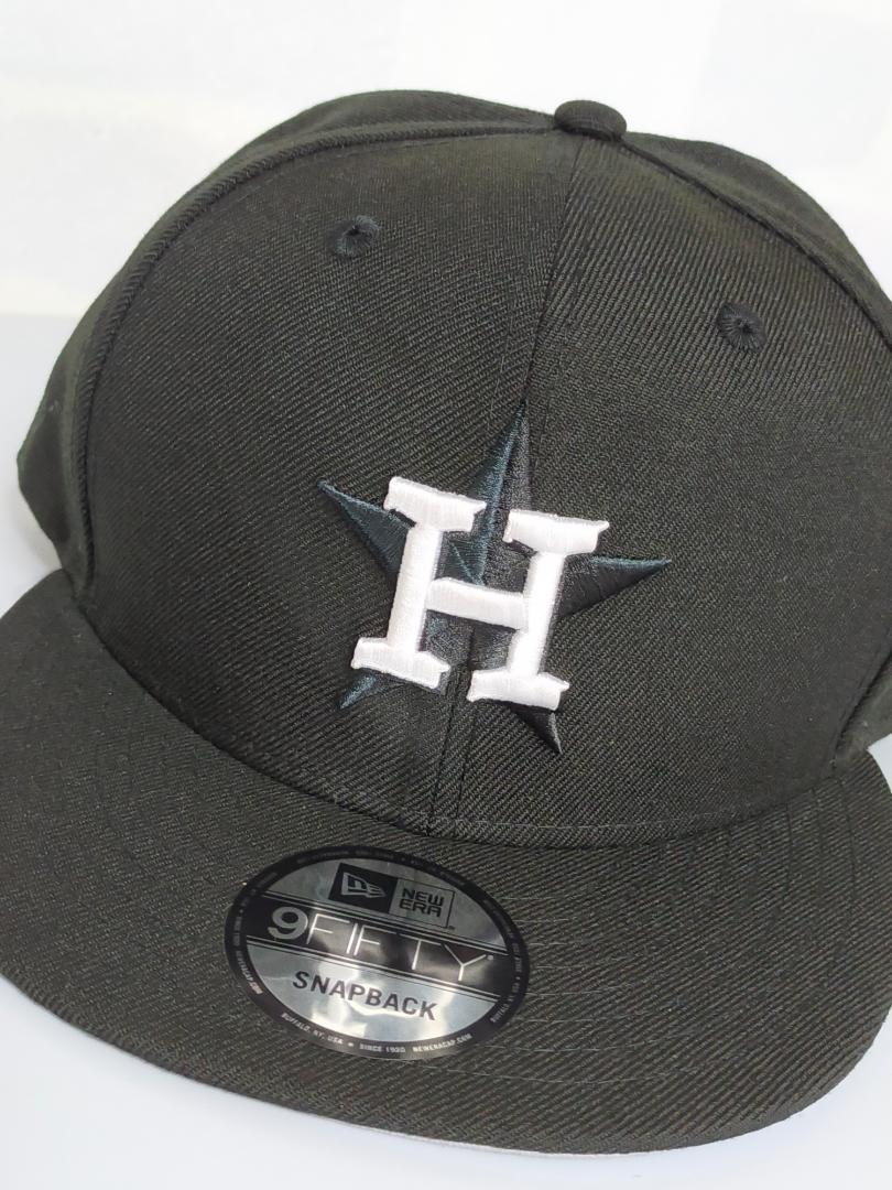 ヒューストン・アストロズ　9FIFTY　ウールスナップバック　ブラック＆ホワイト