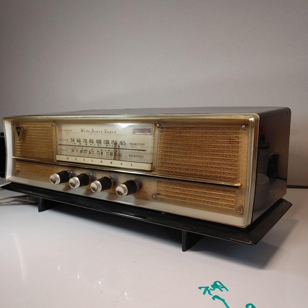 松下電器　真空管ラジオ　DX-365    動作品。アンティーク　オブジェにも