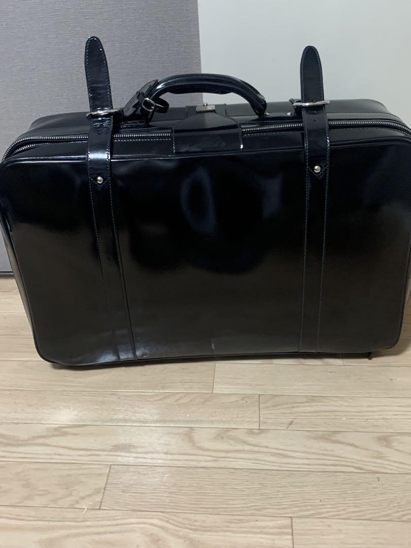 激レア‼️GUCCI エナメル　トランクケース　ボストン　鍵付き