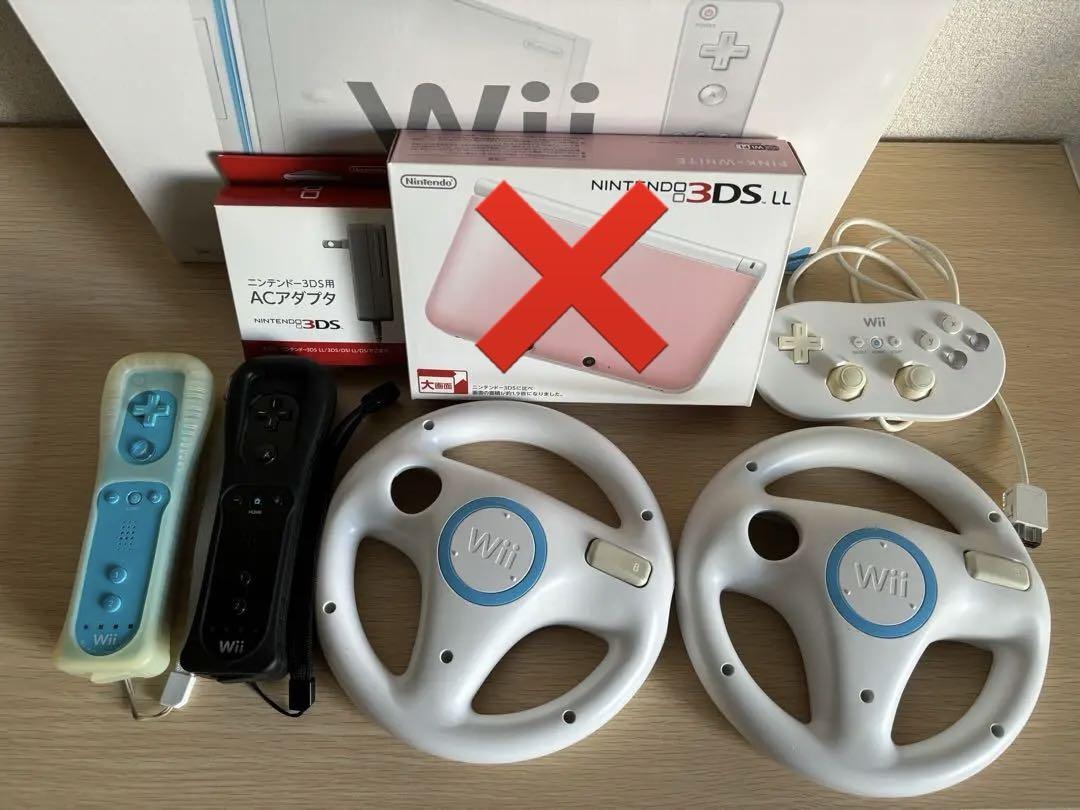 【格安まとめ売り】Wii本体、3DSソフト、Wiiソフト等