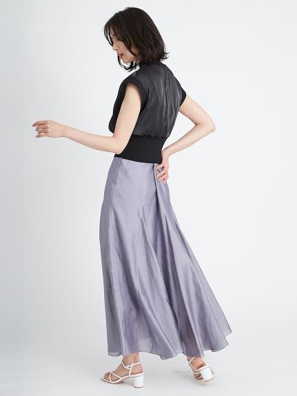 ーアンドユ タグ付き未使用品 21SS FRAY I.D シアーフレアースカート mR4iT-m95575165978 ミラオーェ