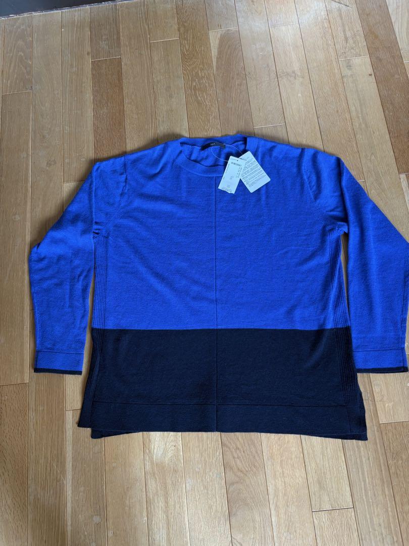 laf. 新品❗️青黒 長袖ニット薄手