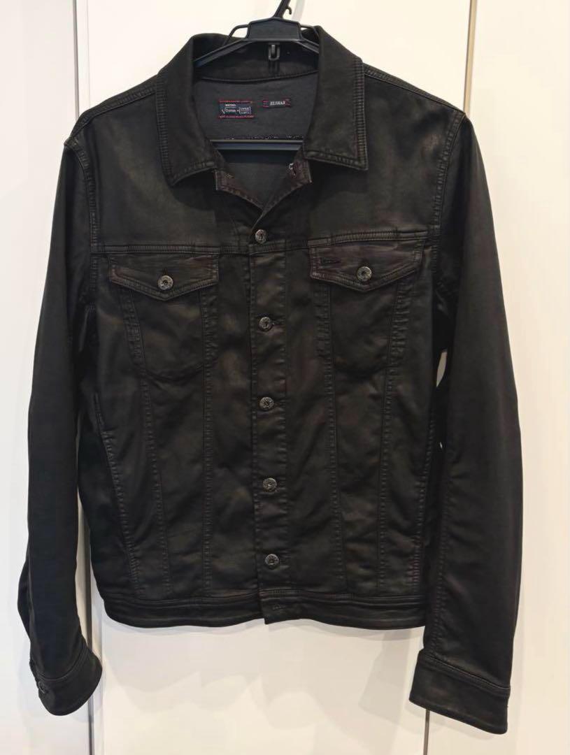 DISEL coating denim jacket ワックス加工 コーティング