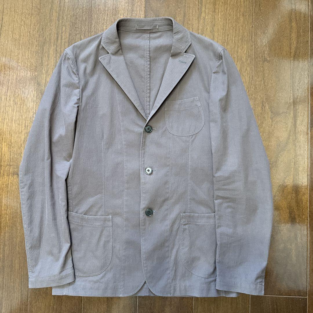 LARDINI テーラードジャケット　シャツジャケット　ブラウン
