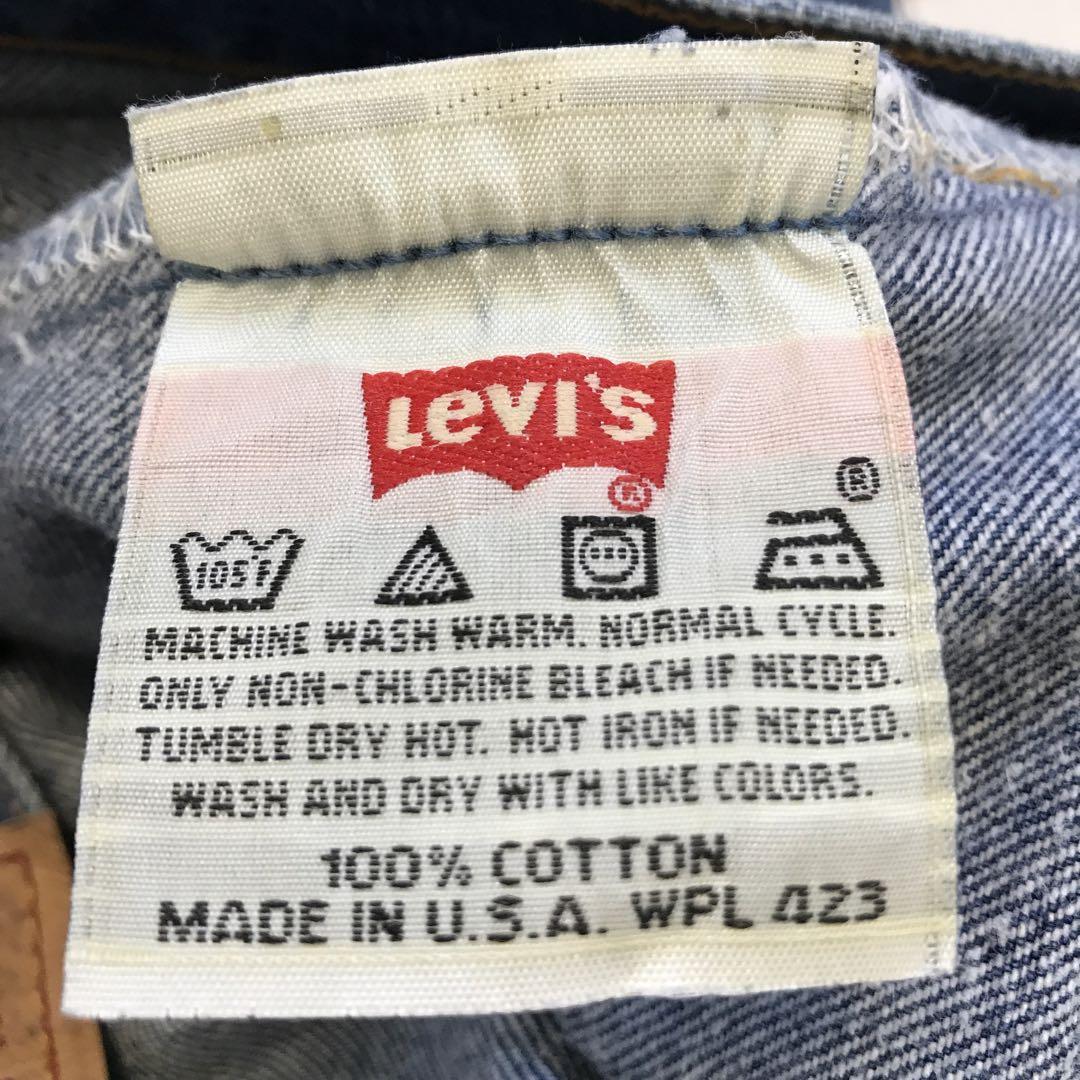 90'sビンテージ古着！1995年 アメリカ製 Levi's501デニム 良個体