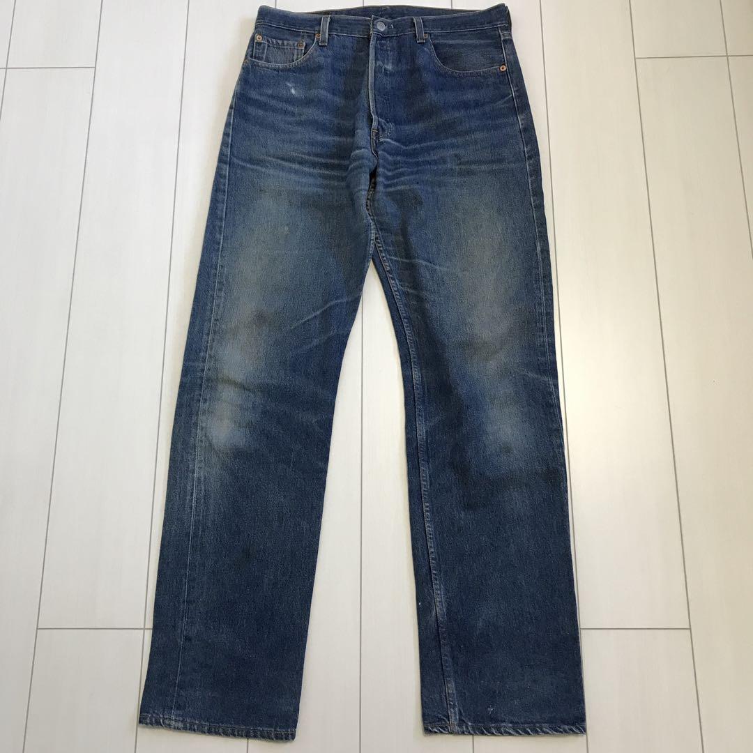 90'sビンテージ古着！1995年 アメリカ製 Levi's501デニム 良個体