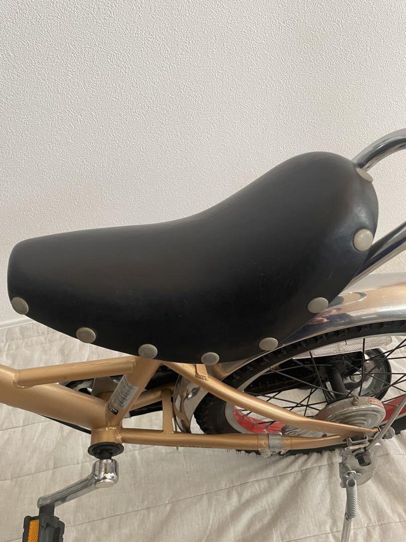 定率割引 往復 お引き取り限定 キャデラック 16インチ 幼児用自転車 ゴールド 自転車本体