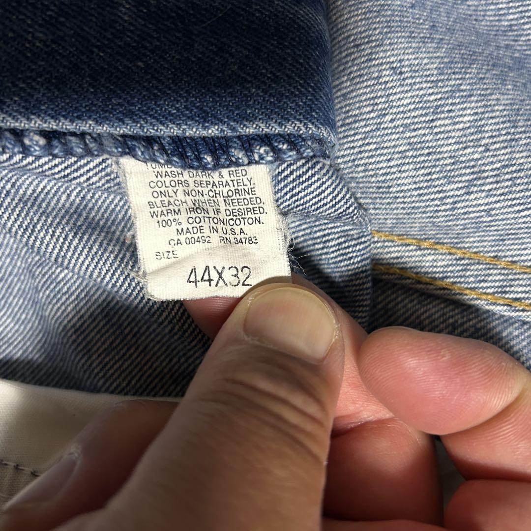 USA製 talonジップ ユニオンチケット Lee W44 色落ち ビッグ